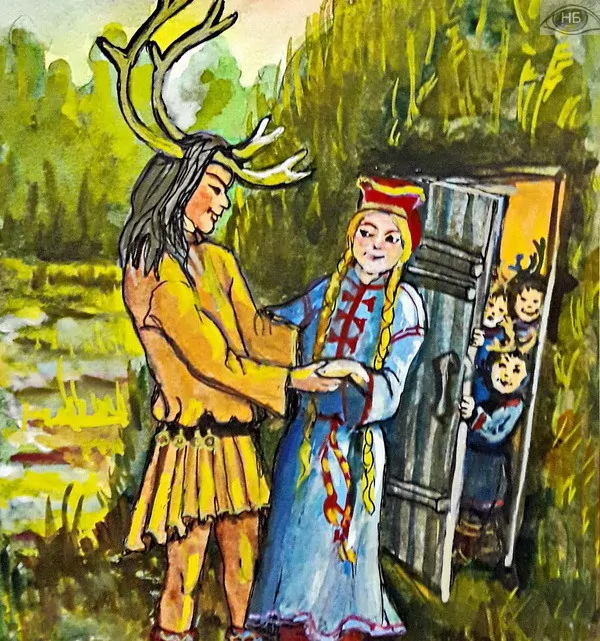 Олень-Мяндаш, прародитель коренного народа саами