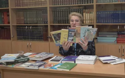 Саамская литература из фонда библиотеки в видеообзоре от Виктории Борисовны Бакулы